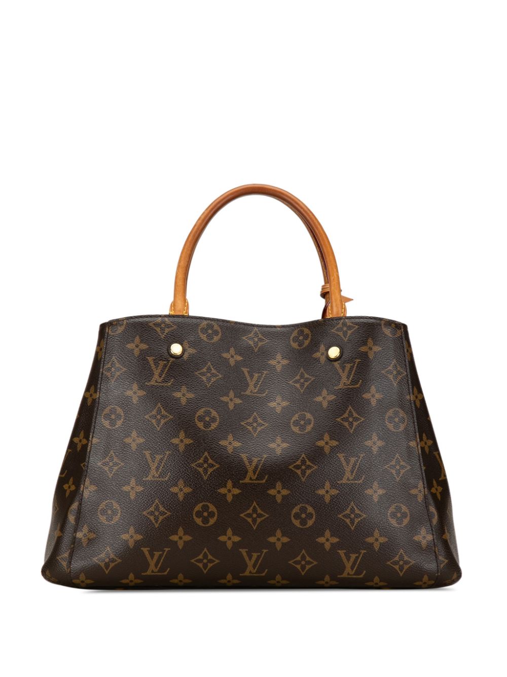 Louis Vuitton Pre-Owned 2015 Monogram Montaigne MM satchel - Bruin