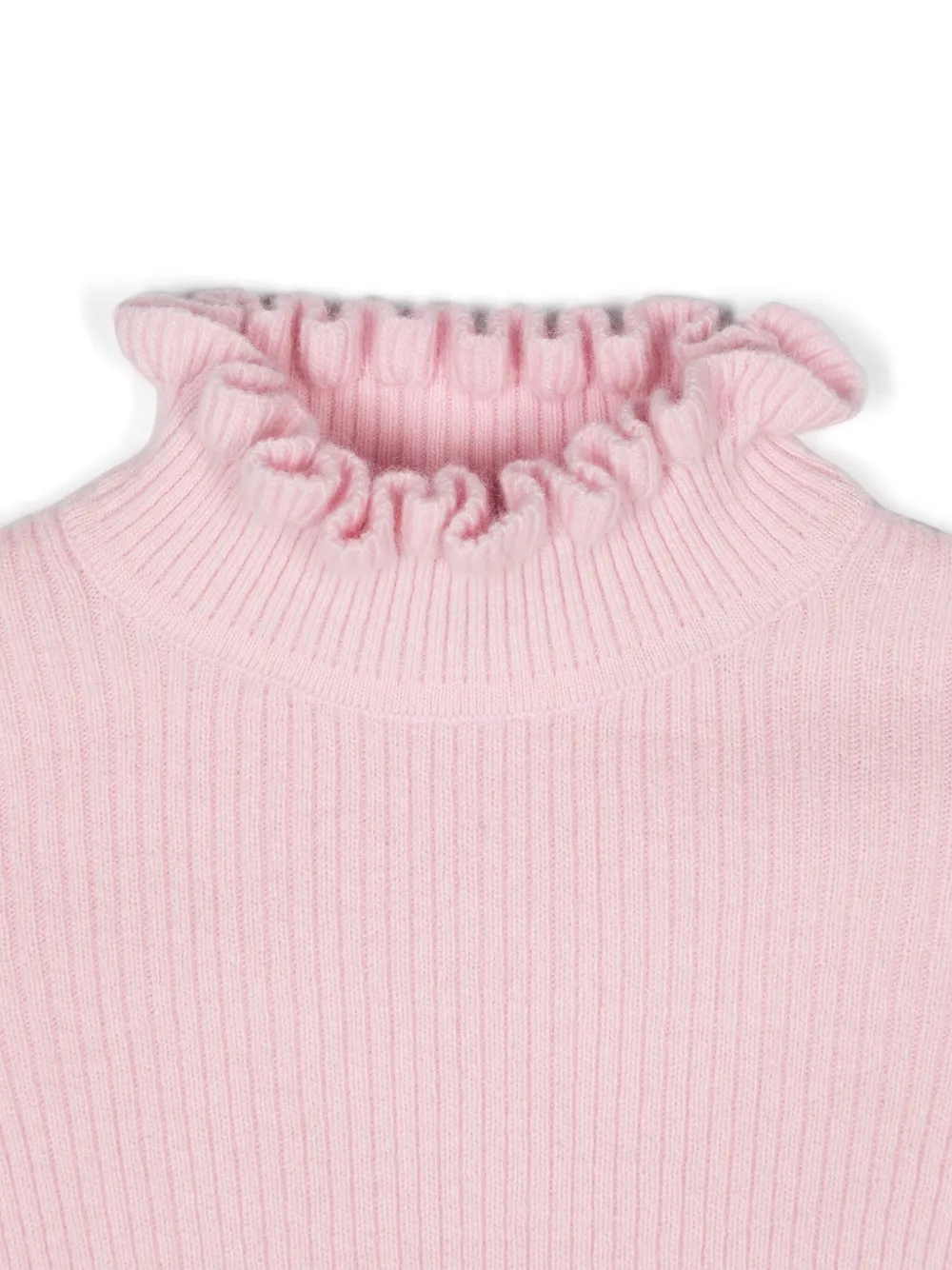 Shop Il Gufo Ribbed Top In Pink
