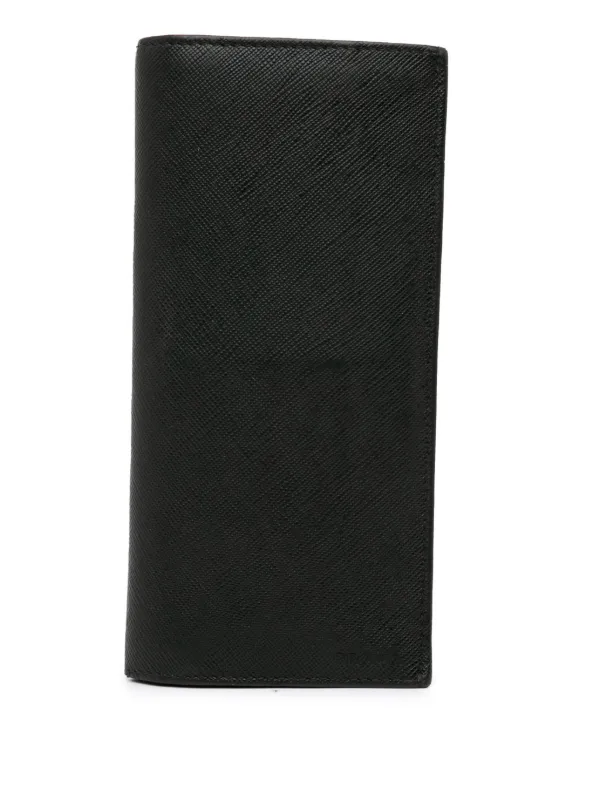 Prada Pre Owned 2000 2023 Saffiano Wallet Long Wallets Black FARFETCH AU
