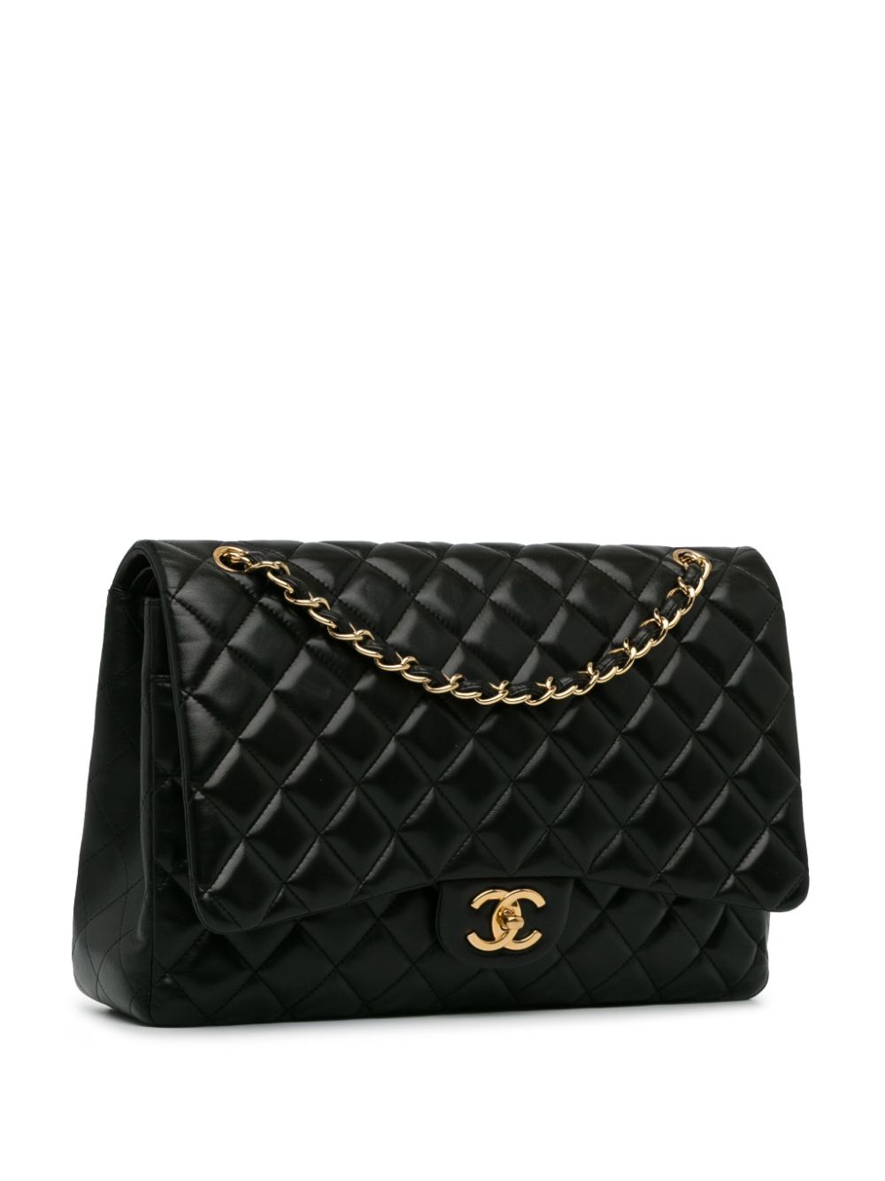 CHANEL 2011 Jumbo Classic Lambskin Double Flap shoulder bag Women