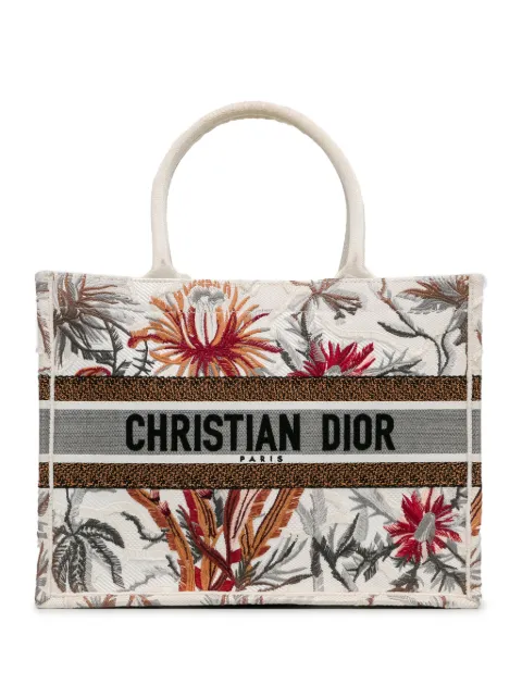 Christian Dior 2020 Medium Toile de Jouy Tropicalia Book tote bag Women