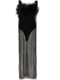 Loulou crystal-embellished maxi dress - Black