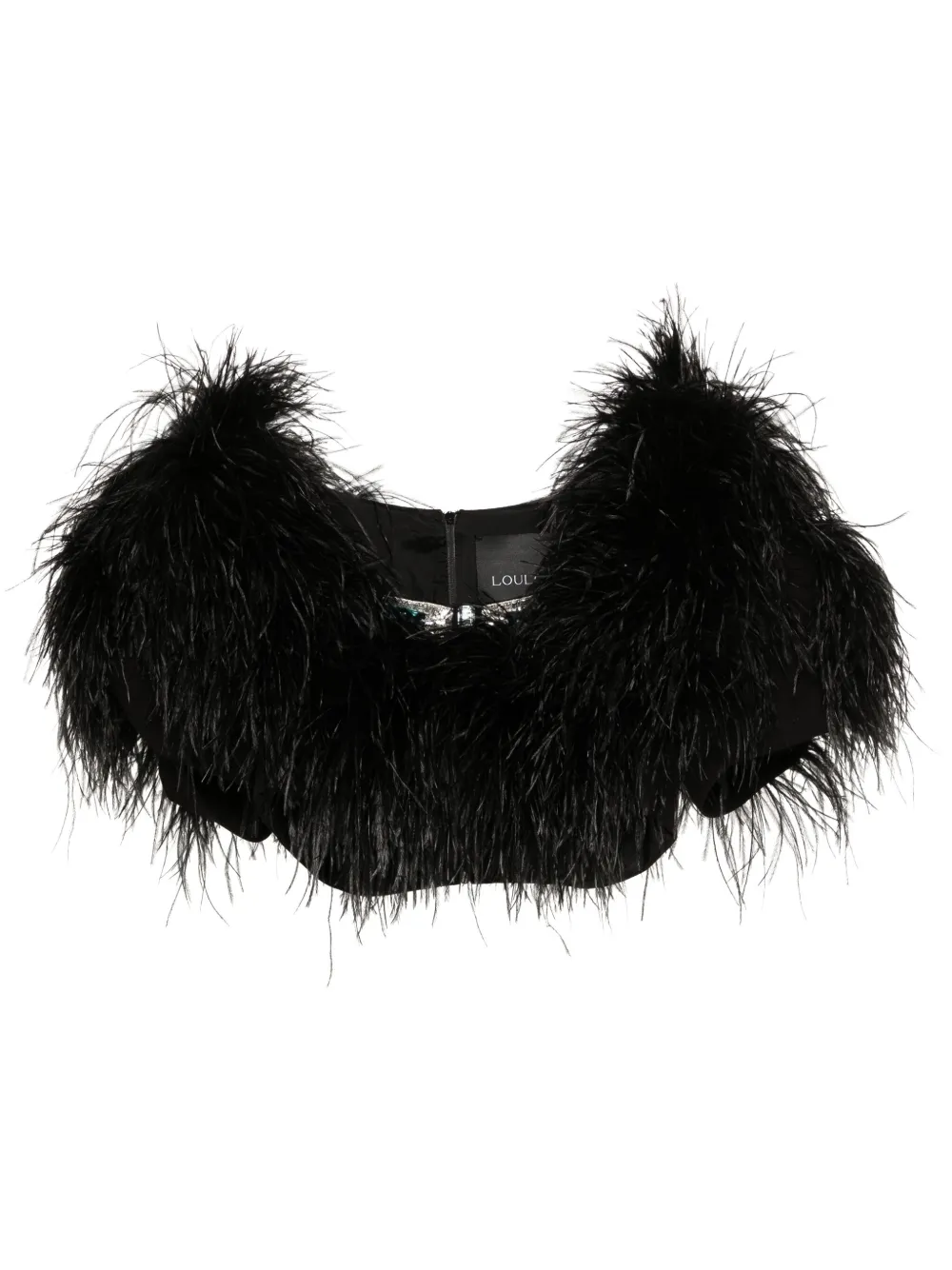 feather-detailing top
