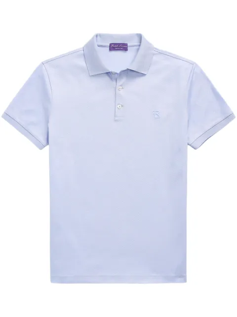 Ralph Lauren Purple Label Poloshirt mit Logo-Stickerei