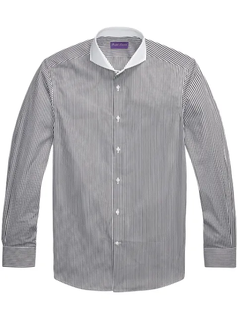 Ralph Lauren Purple Label 스트라이프 코튼 셔츠