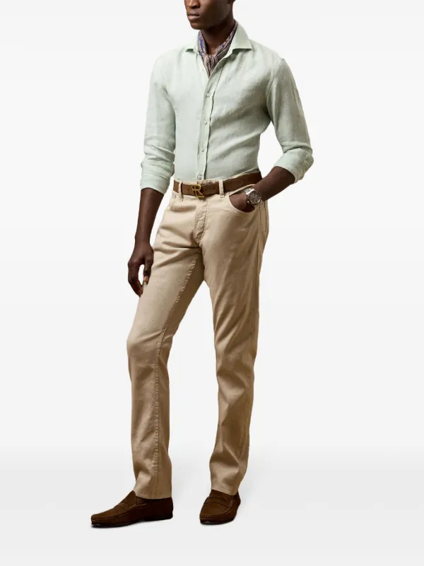 Ralph Lauren Purple Label スリムパンツ | ニュートラル