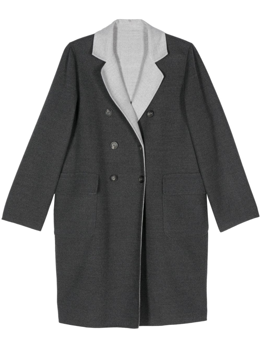 Eleventy wool coat - Grey