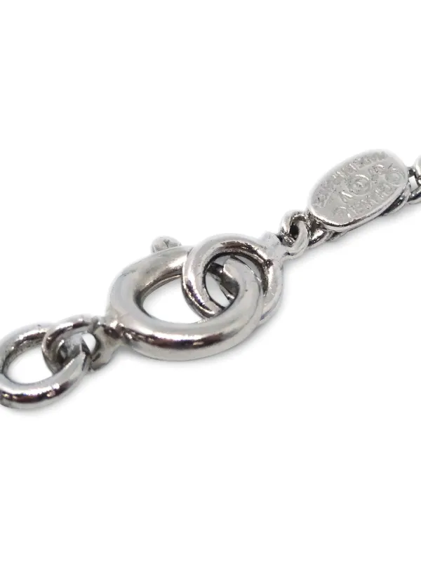 CHANEL Pre-Owned 2007 ロゴペンダント ネックレス | シルバートーン CHANEL Pre-Owned 2007 ロゴペンダント ネックレス | シルバートーン