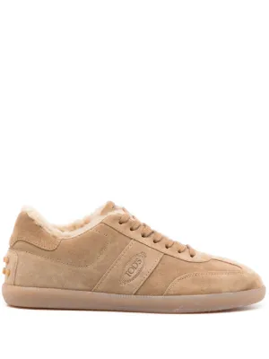 Tod's スエード スニーカー | ニュートラル | FARFETCH JP