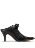 KHAITE Rowan 75mm mules - Black