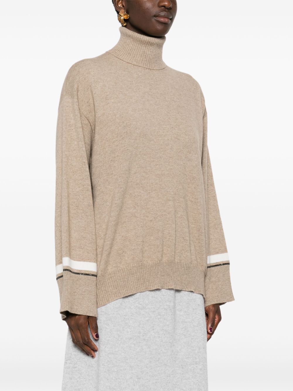 Brunello Cucinelli high-neck cashmere jumper Women