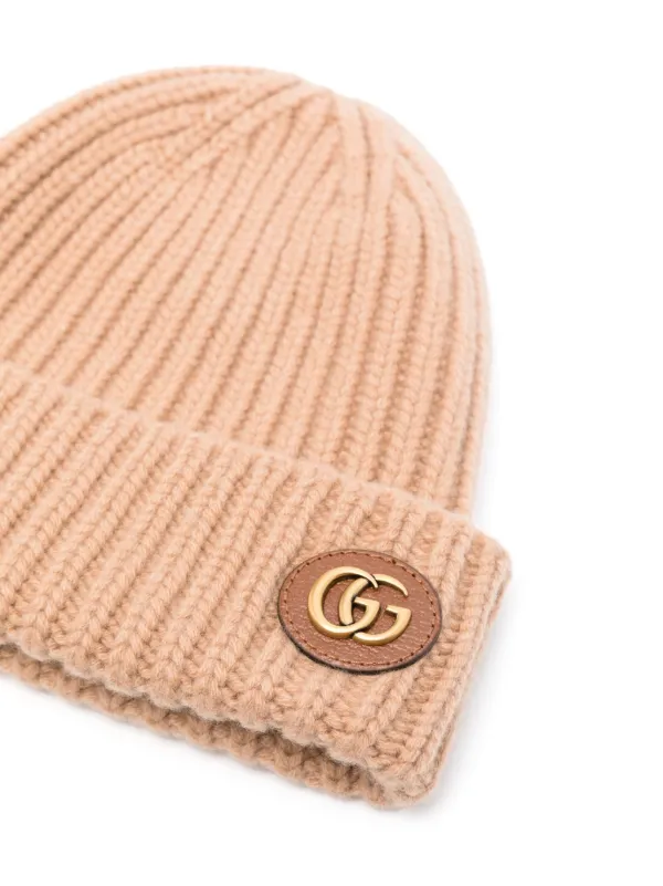 Gucci Double-G Beanie | Neutrals | FARFETCH
