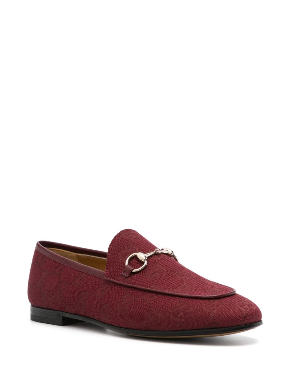 Gucci Macro GG canvas loafers - Rood