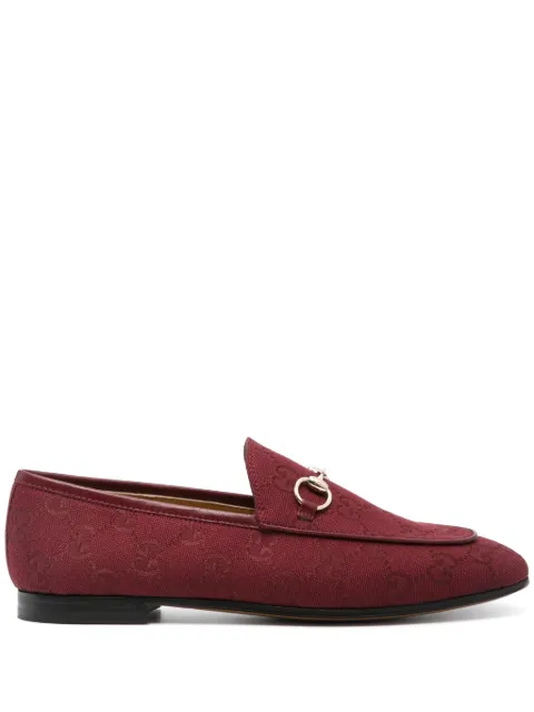 Gucci Macro GG Canvas loafers