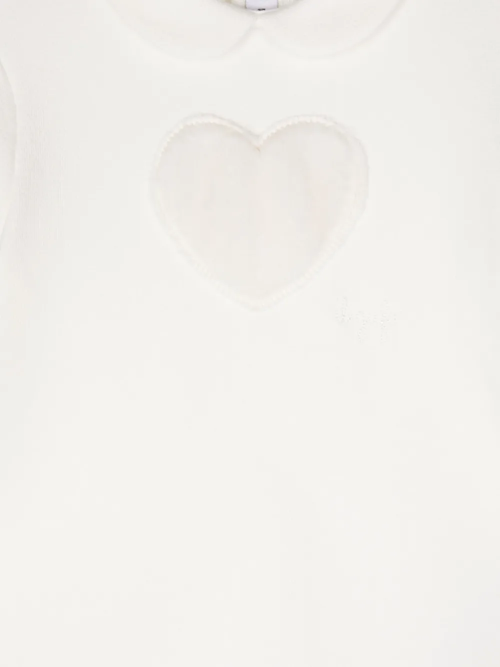 Il Gufo Pyjama met hartpatroon Wit