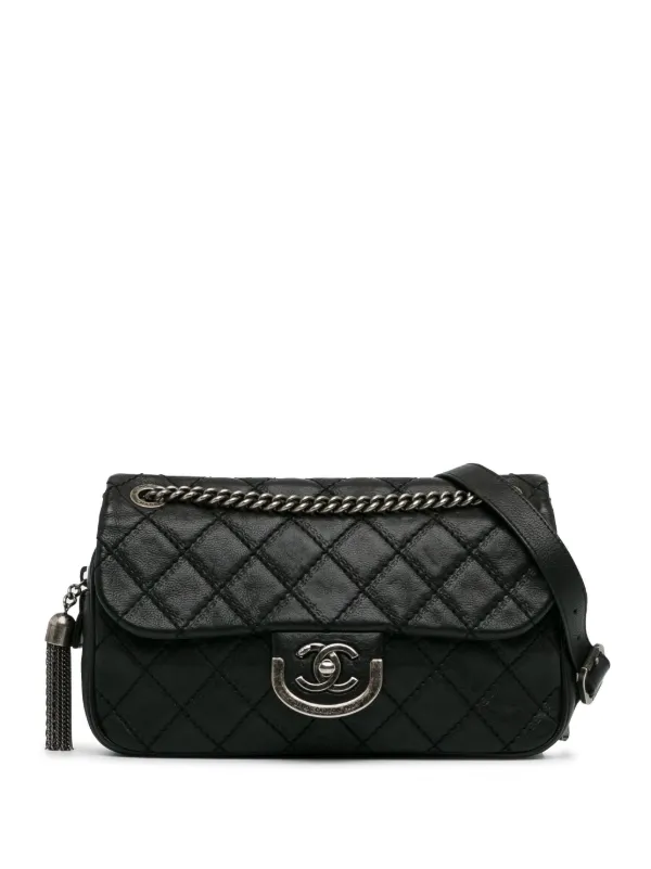 Chanel calfskin flap bag sale