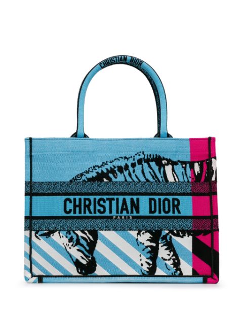 Christian Dior 2022 Medium D-Jungle Pop Book tote bag Women