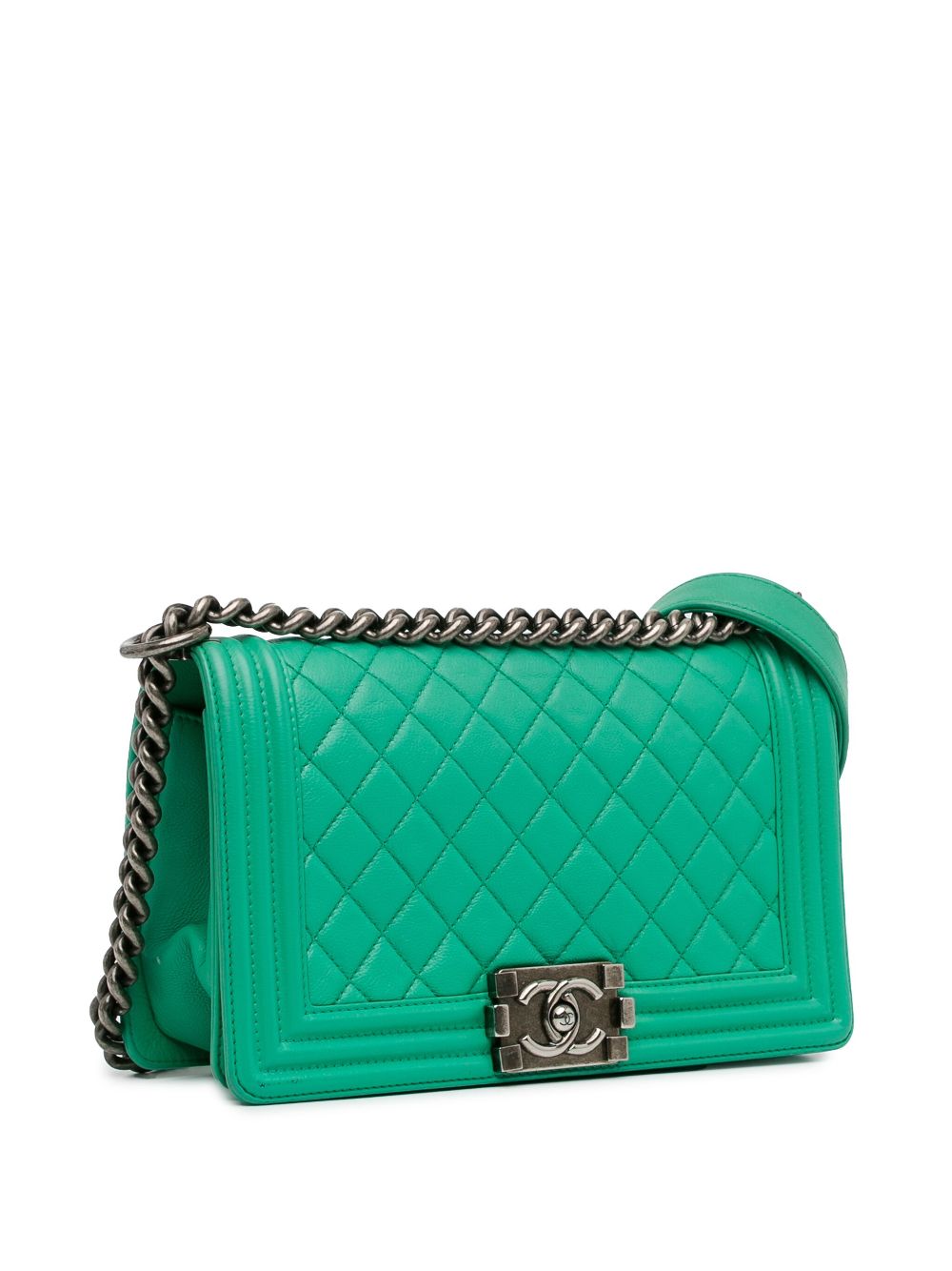 CHANEL 2012-2013 Medium Calfskin Boy Flap crossbody bag Women