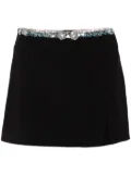 Loulou crystal-embellished skirt - Black