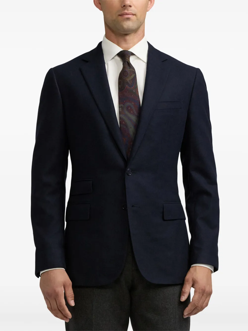 Ralph Lauren Purple Label Wollen blazer Blauw