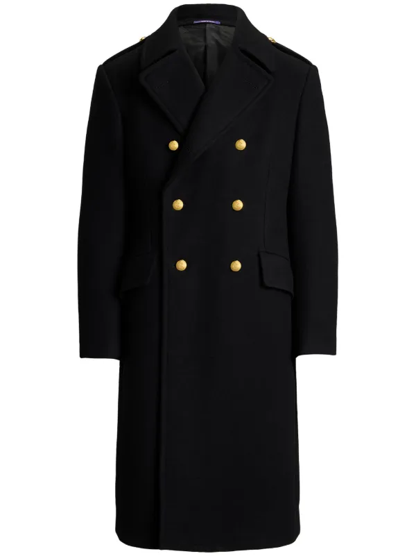 Overcoat Ralph Lauren Cappotto Ralph Lauren Purple Label Melton