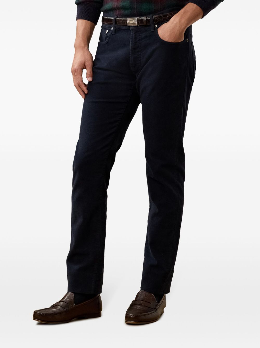 Ralph Lauren Purple Label Slim-fit broek - Blauw