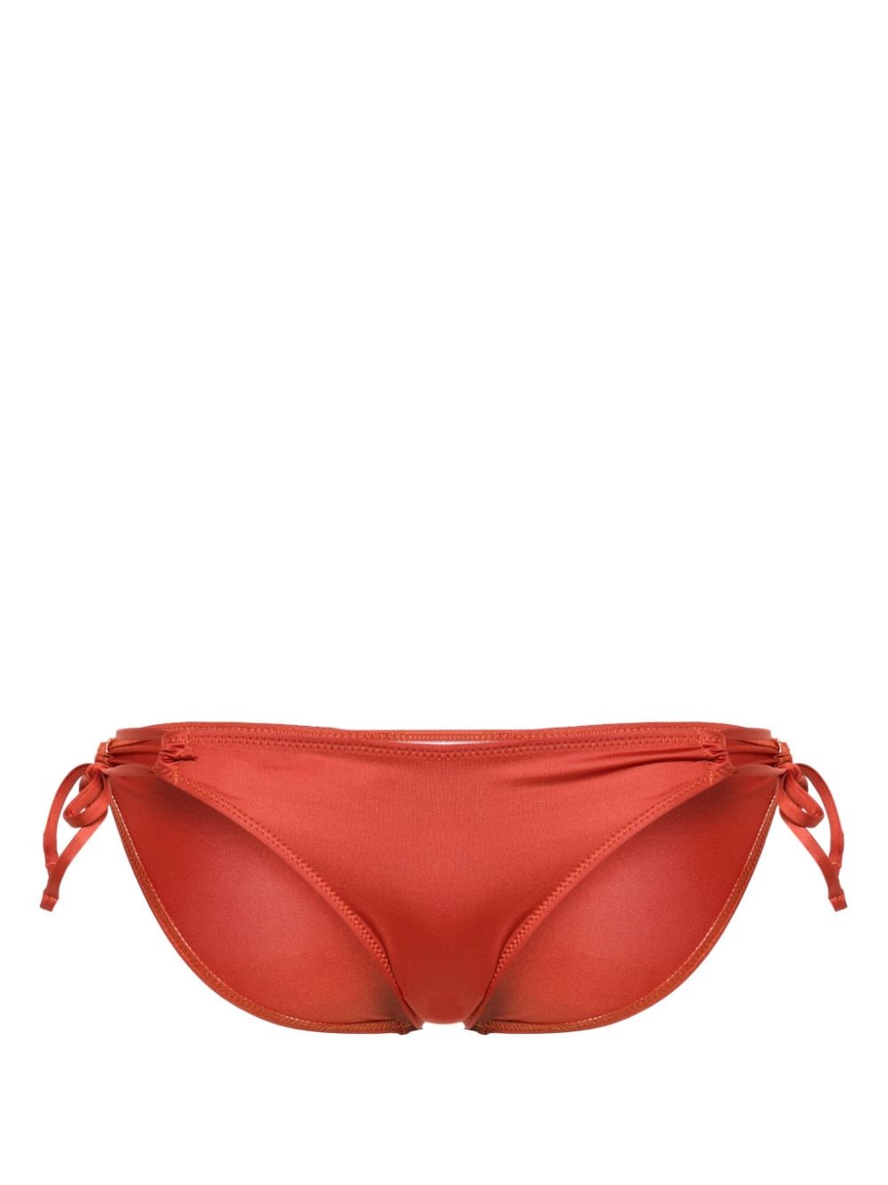 Shop Yasmine Eslami Mona Bikini Bottoms In Orange