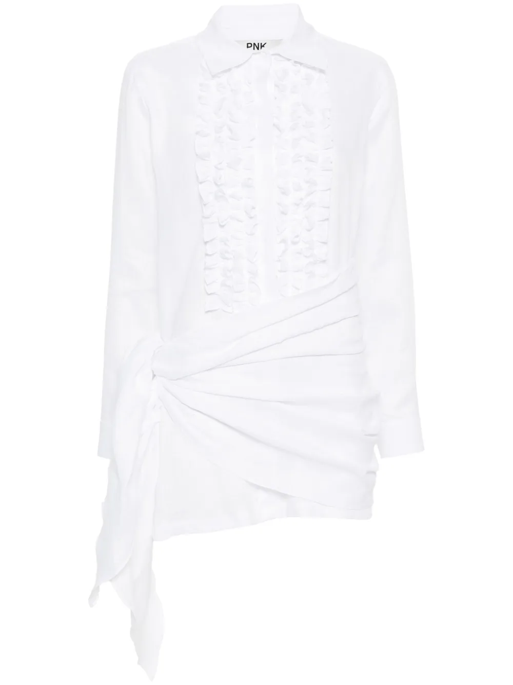 PNK - linen mini dress - women