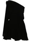 PNK one-shoulder mini dress - Black