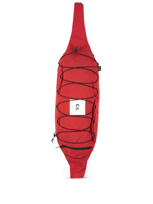 Y-3 ロゴパッチ ショルダーバッグ | レッド | FARFETCH JP