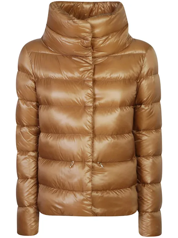 Herno Amelia Padded Jacket Brown FARFETCH IN