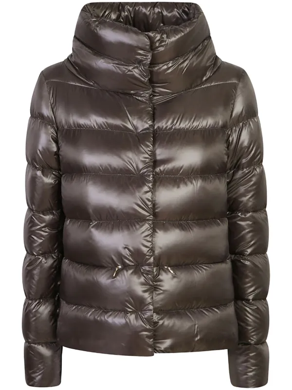 Herno Amelia Puffer Jacket Brown FARFETCH IN