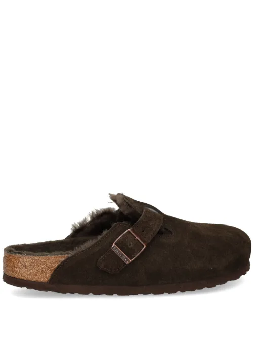 Mules Boston en peau lainée - Birkenstock - Modalova