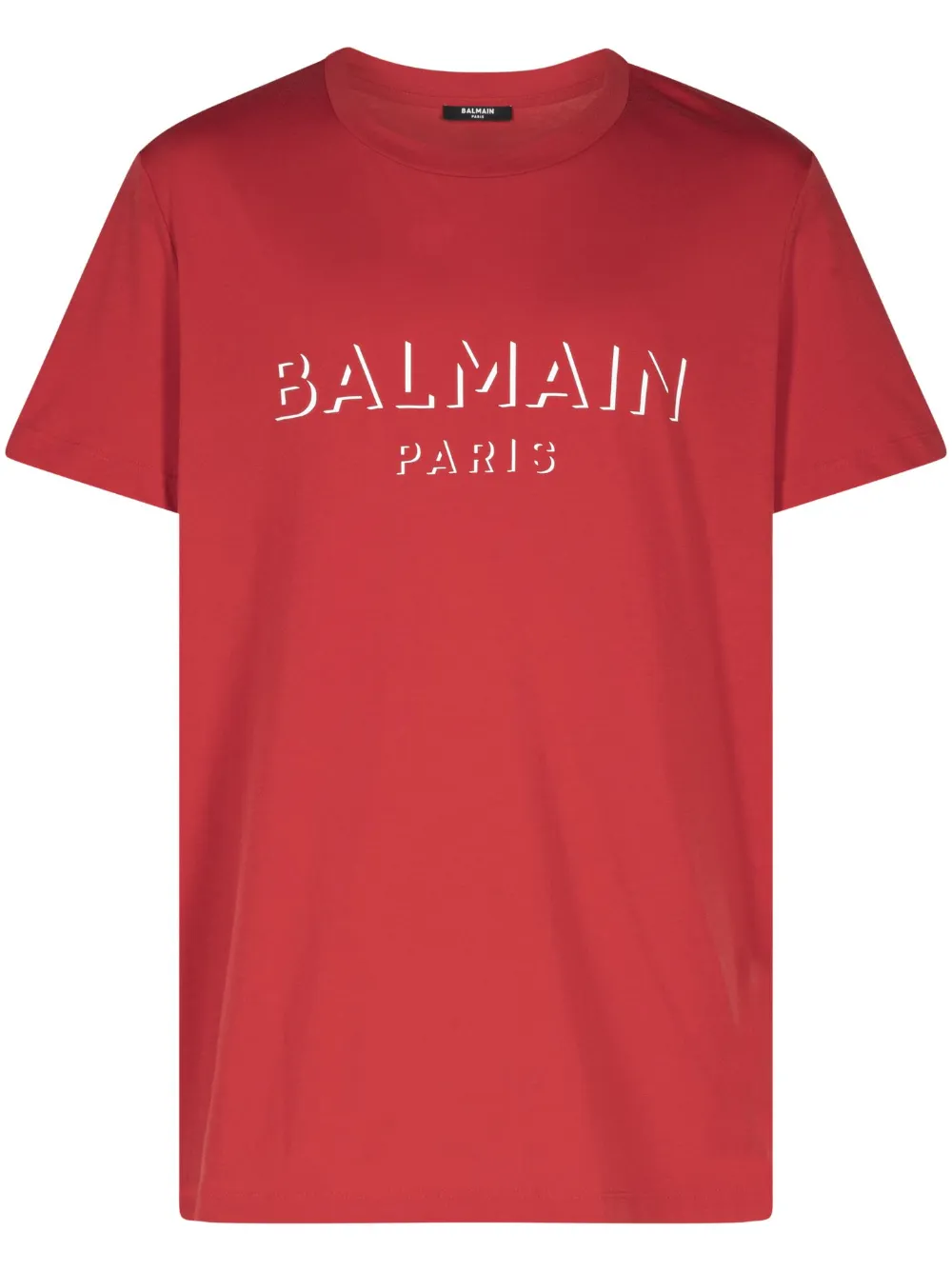 Balmain playera con logo estampado | rojo | Image 1