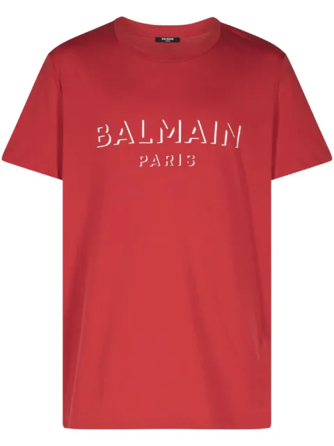 Balmain logo-print cotton T-shirt 