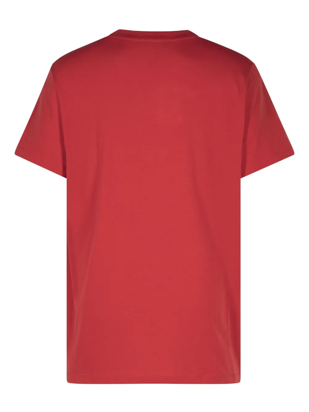 Balmain Katoenen T-shirt met logoprint - Rood