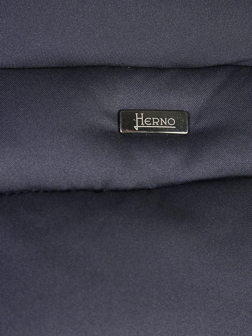 Herno Gewatteerd jack met logoplakkaat Blauw