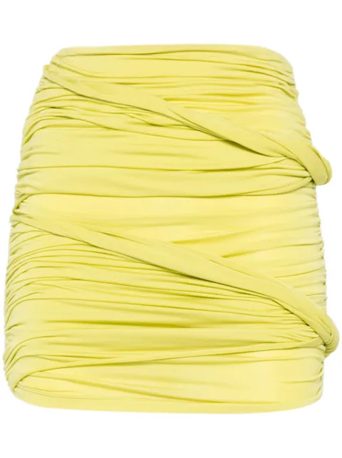 PNK wrap-effect mini skirt