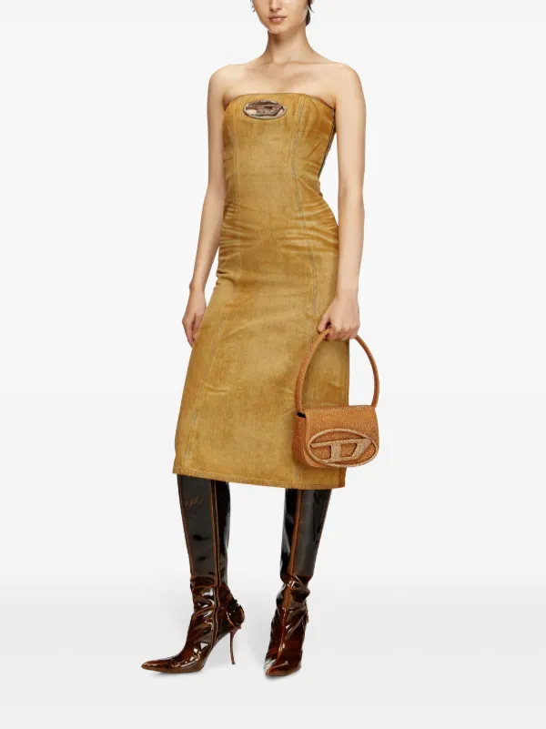Diesel De-Vildress-Fsf Dress | Brown | FARFETCH LB Diesel De-Vildress-Fsf Dress | Brown | FARFETCH LB