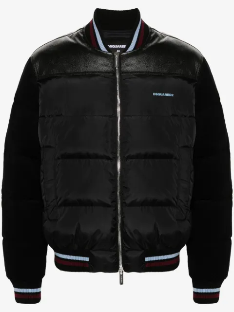 DSQUARED2 mixed puffer bomber 