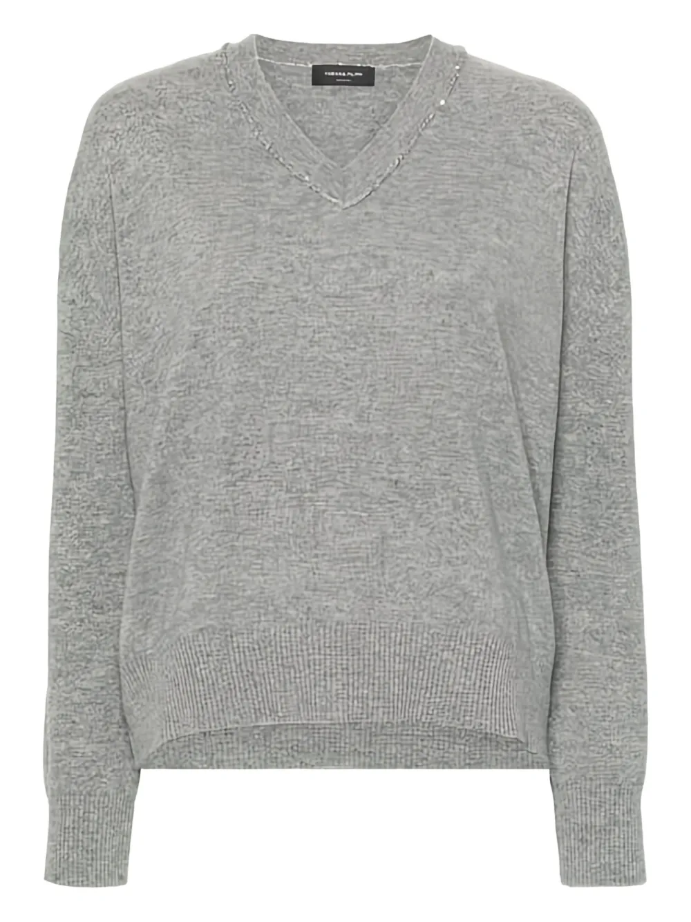 Fabiana Filippi v-neck sweater | Grey | Image 1