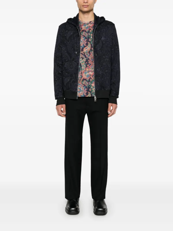 【ETRO】ペイズリー パーカー ETRO ペイズリー パーカー | ブルー | FARFETCH JP