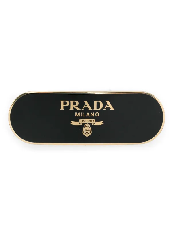Prada ヘアクリップ | ゴールドトーン | FARFETCH JP
