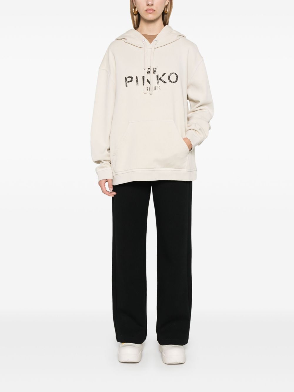 PINKO Bassani hoodie - Beige