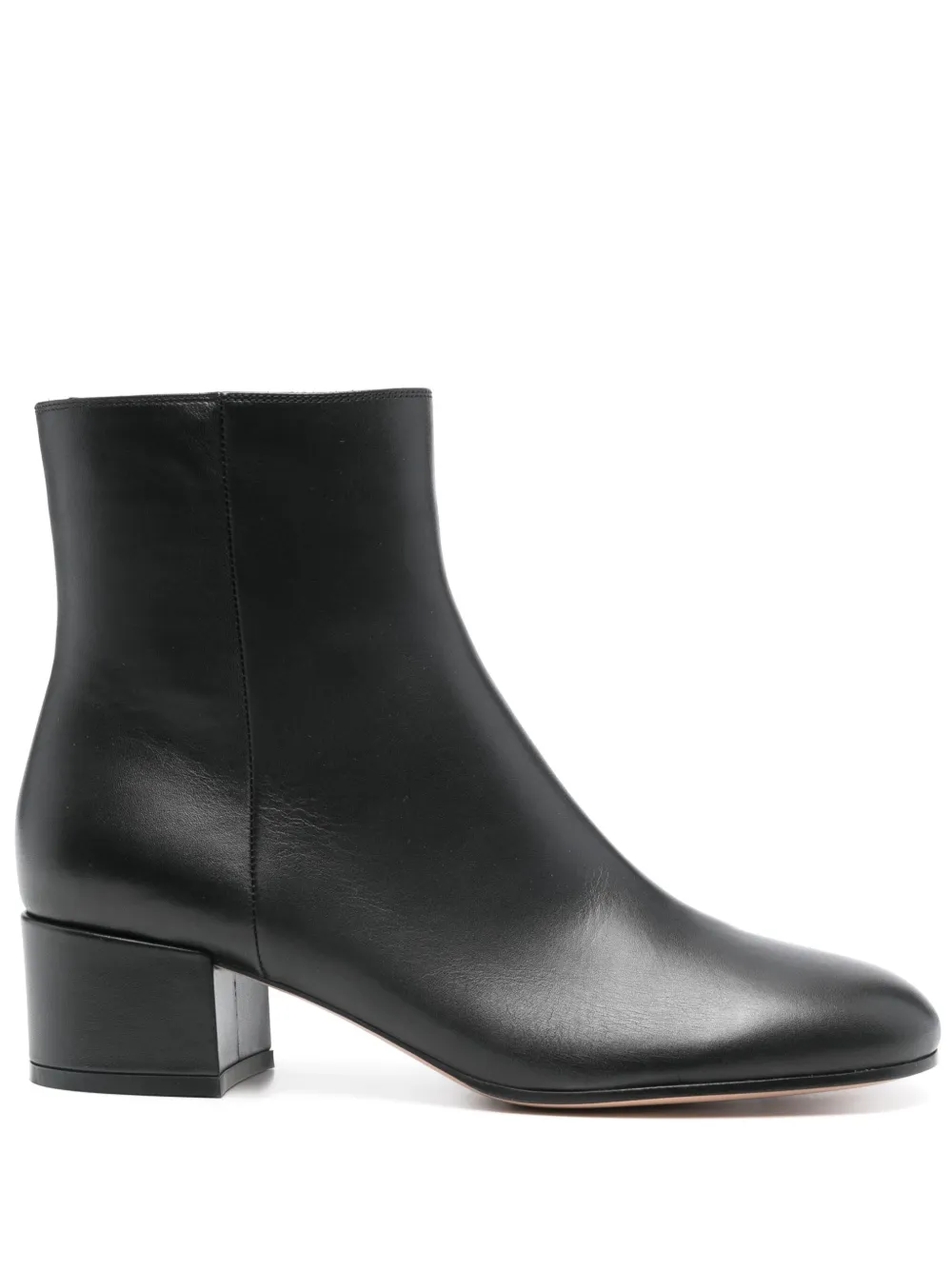 Gianvito Rossi 45mm leather ankle boots Black