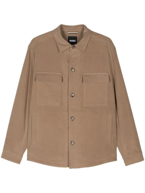 BOSS flannel shirt jacket