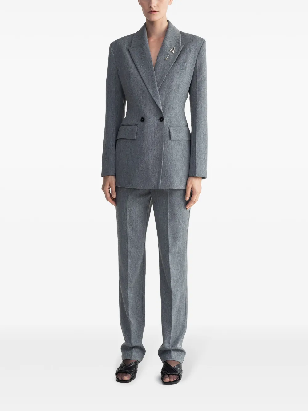 AERON Blazer met patroon - Grijs