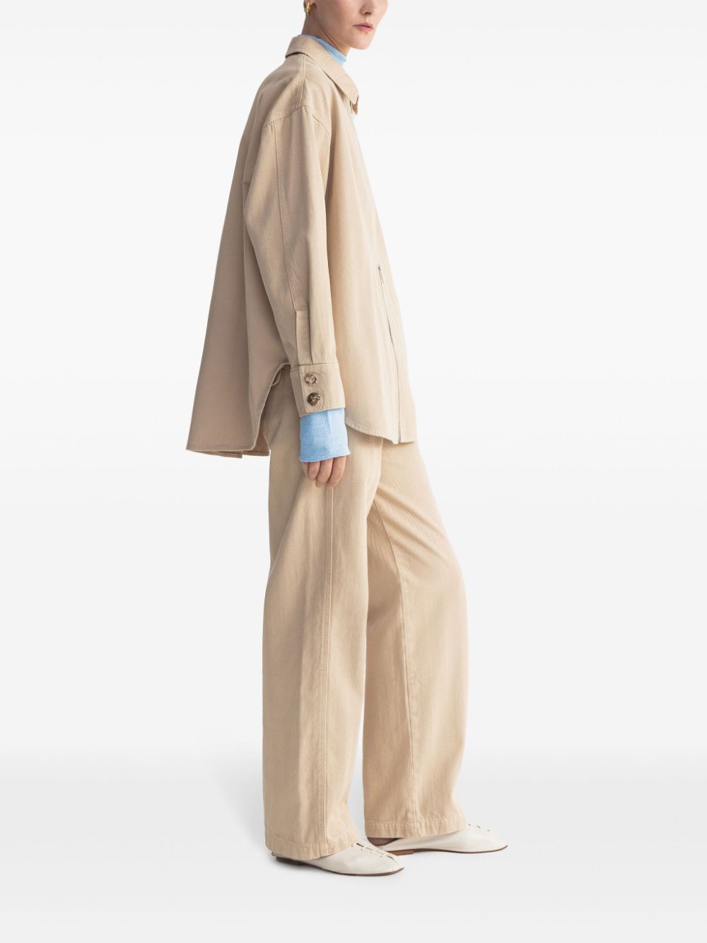 Shop Aeron Norma Shirt In Neutrals