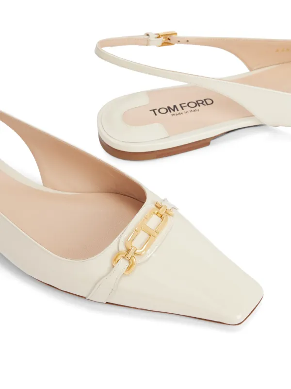 【TOM FORD】Whitney パテントレザー スリングバック シューズ TOM FORD】Whitney パテントレザー スリングバック シューズ