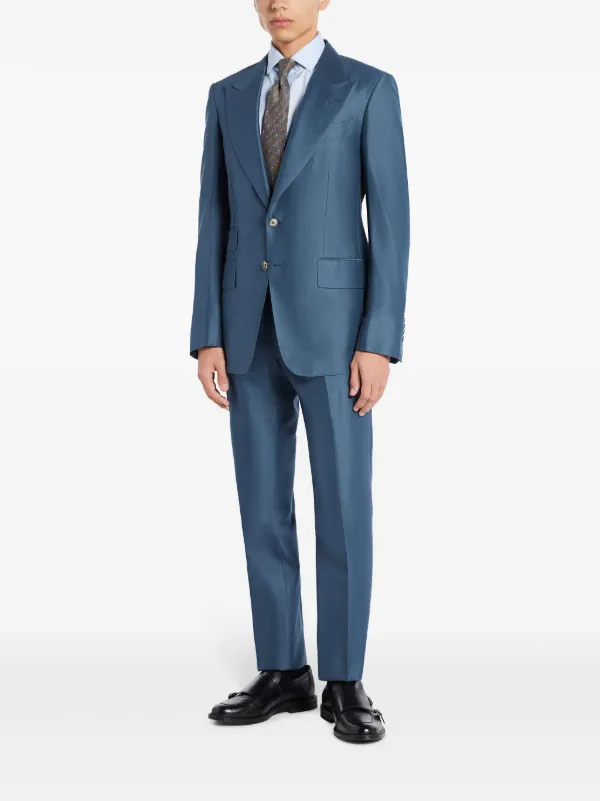 VIP【関税送料無料】希少 TOM FORD LIGHT BLUE SILK SHORT Tom Ford - Lavender Polka Dot Print Silk Pocket Square